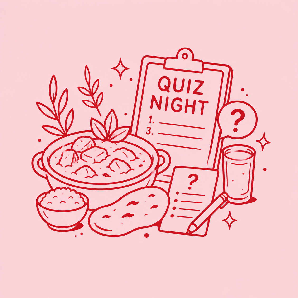 Curry & Quiz Night - 12th August